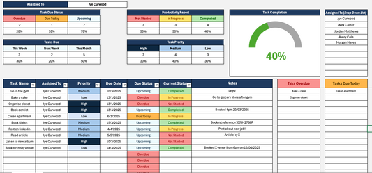 Task Tracker Template